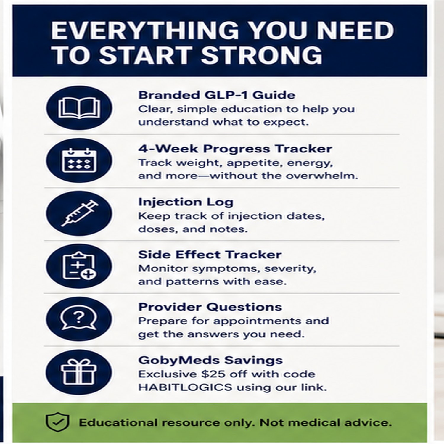 glp-1 jumpstart guide Weight Loss Support Program Your First Month on a