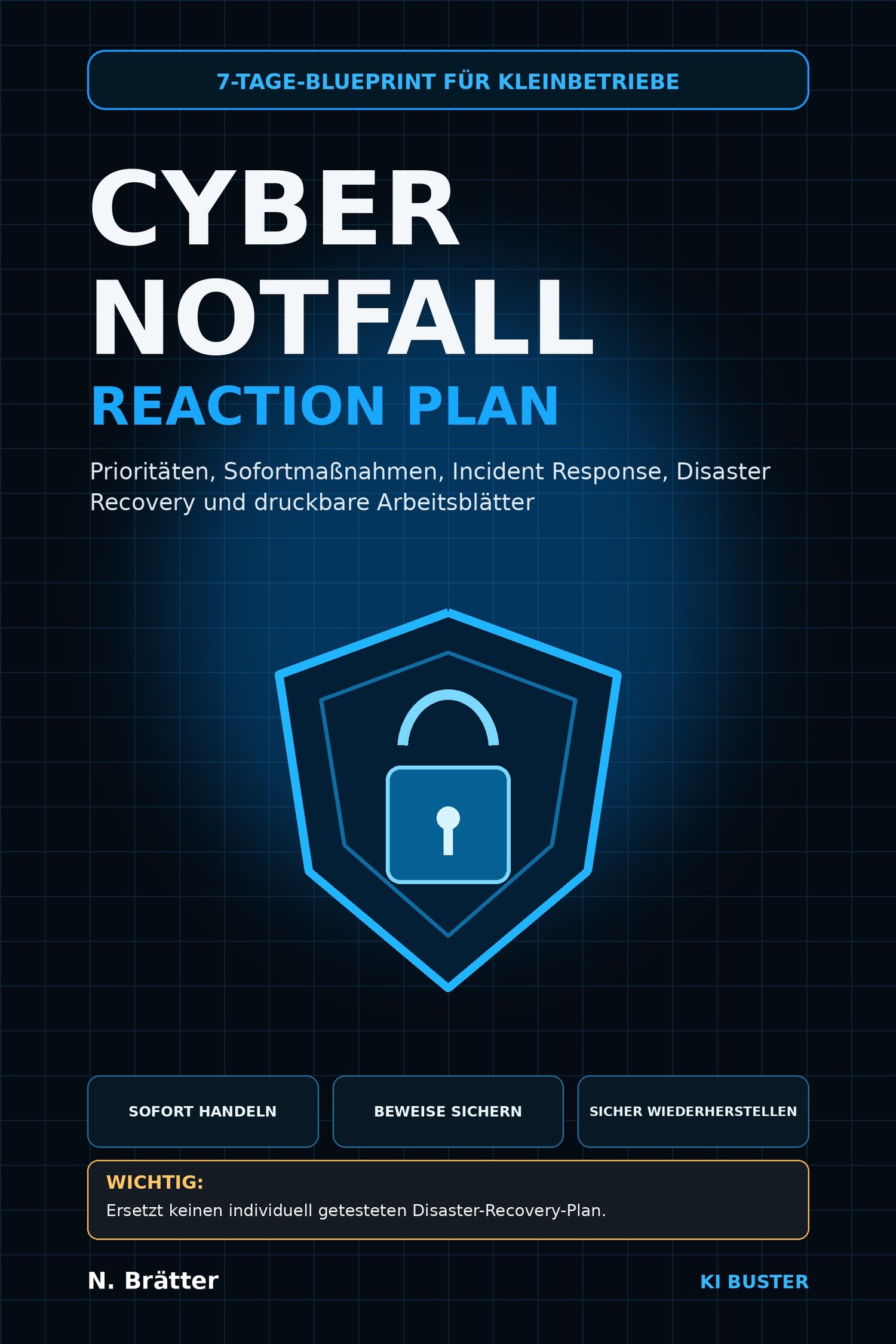 Cover von Cyber Notfall Reaction Plan
