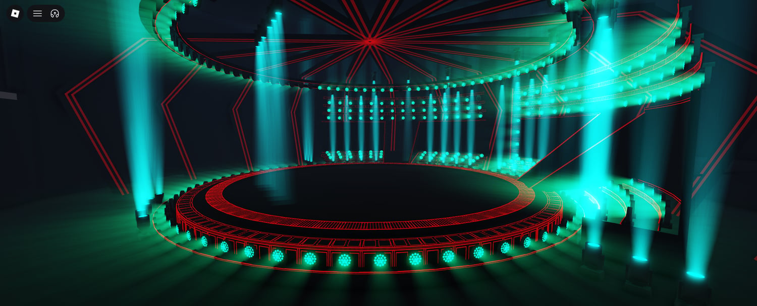 Roblox concert stage