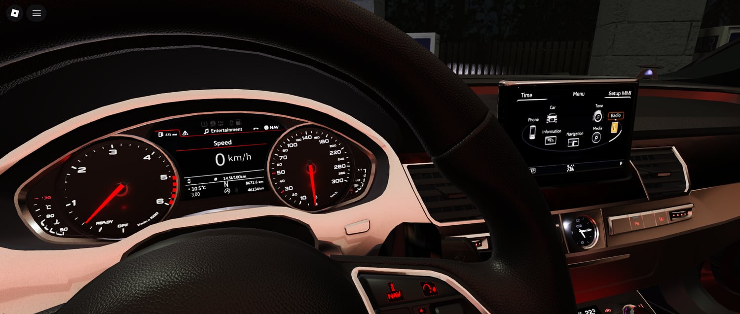 Roblox Audi interior