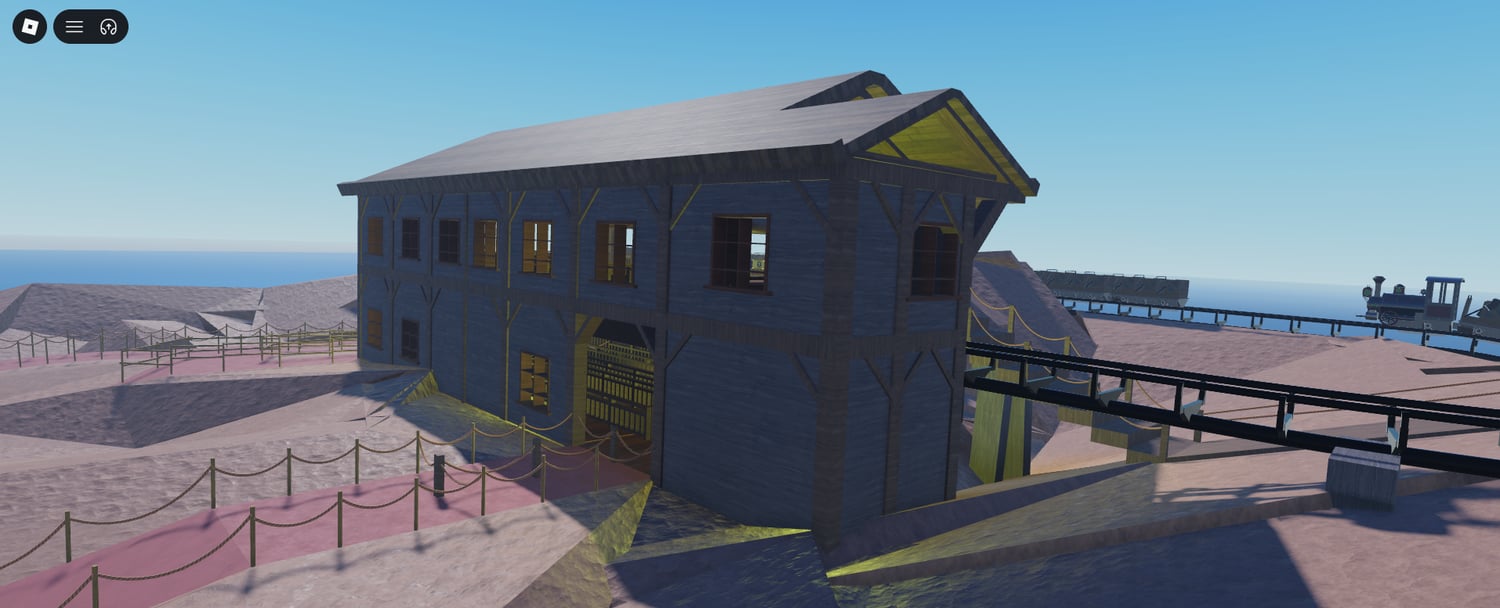 Roblox roller coaster track