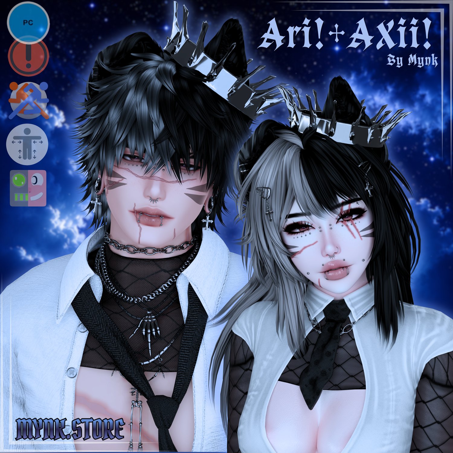 Ari! & Axii! (PC)(VRCFT)(BUNDLE)