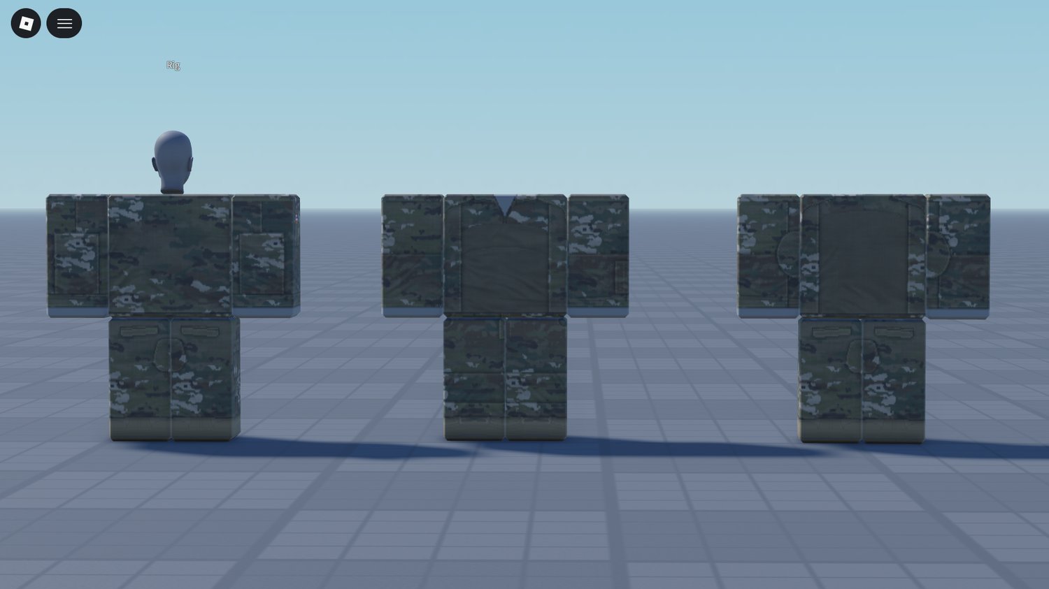 Roblox camouflage clothing