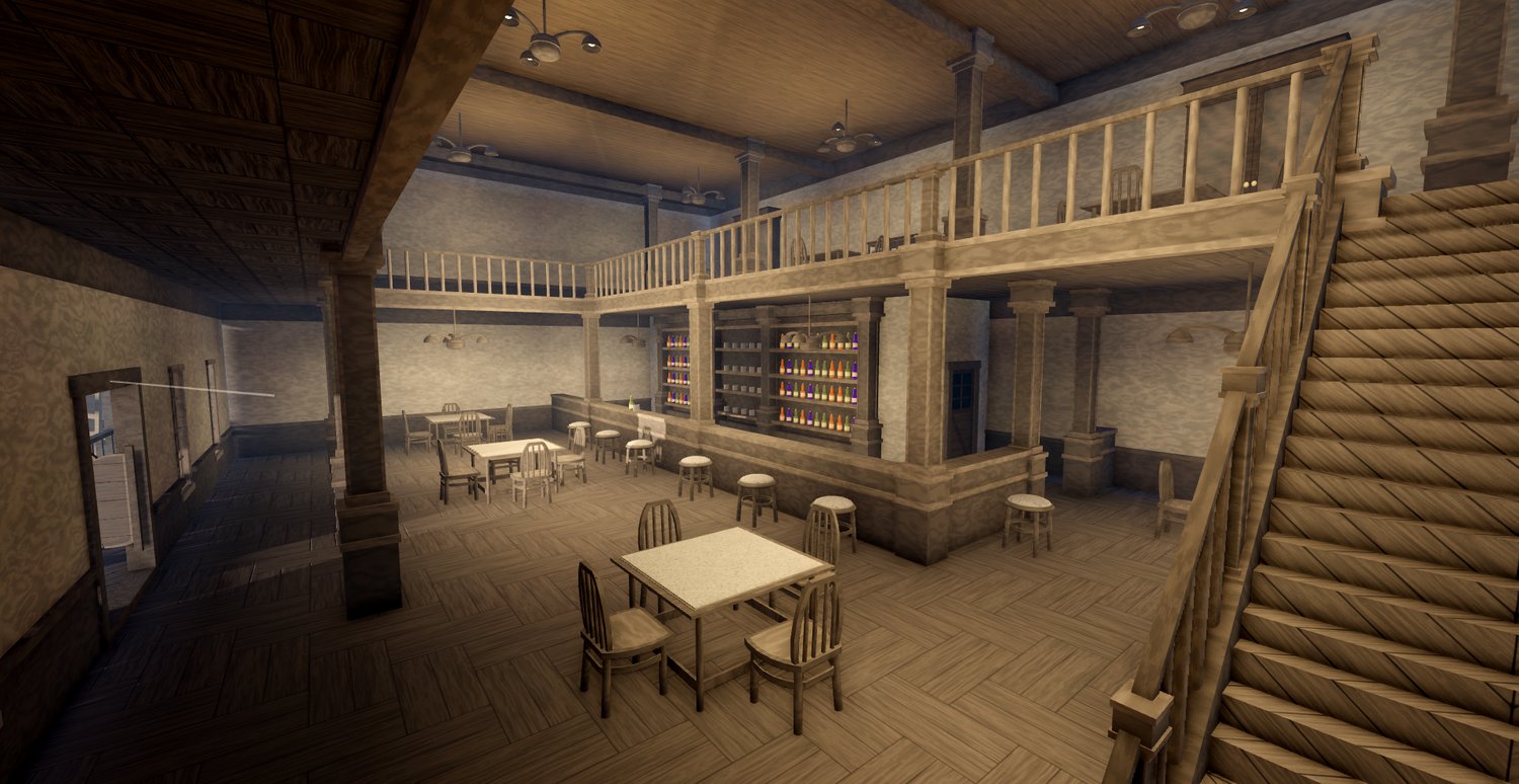 Roblox western train station