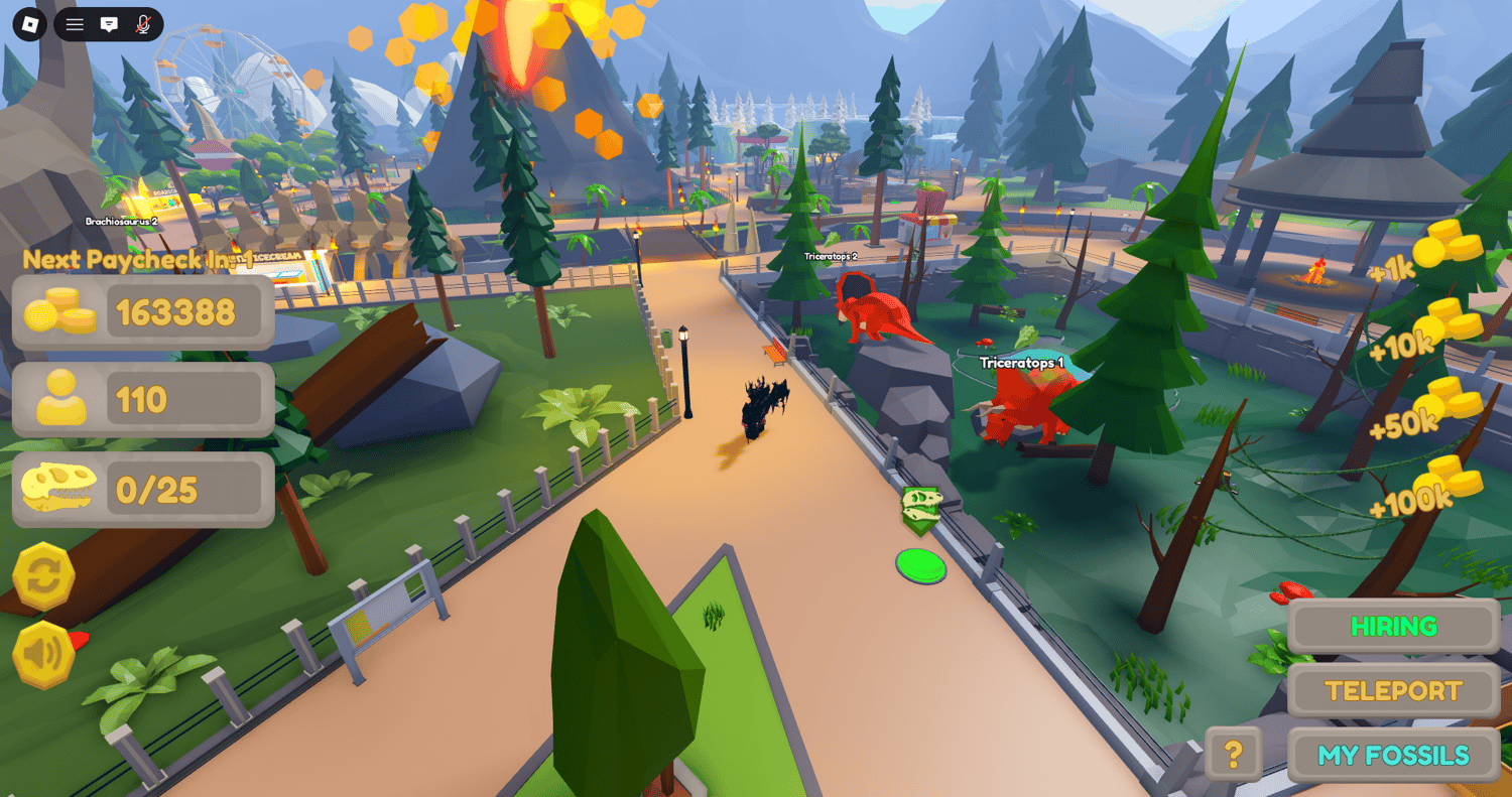 Roblox dino game