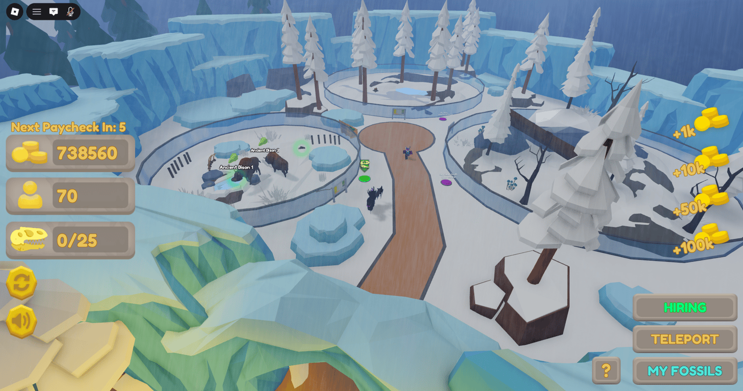 Roblox dinosaur exhibits