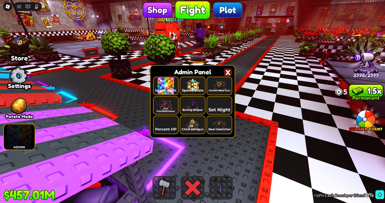 Roblox pizzeria defense