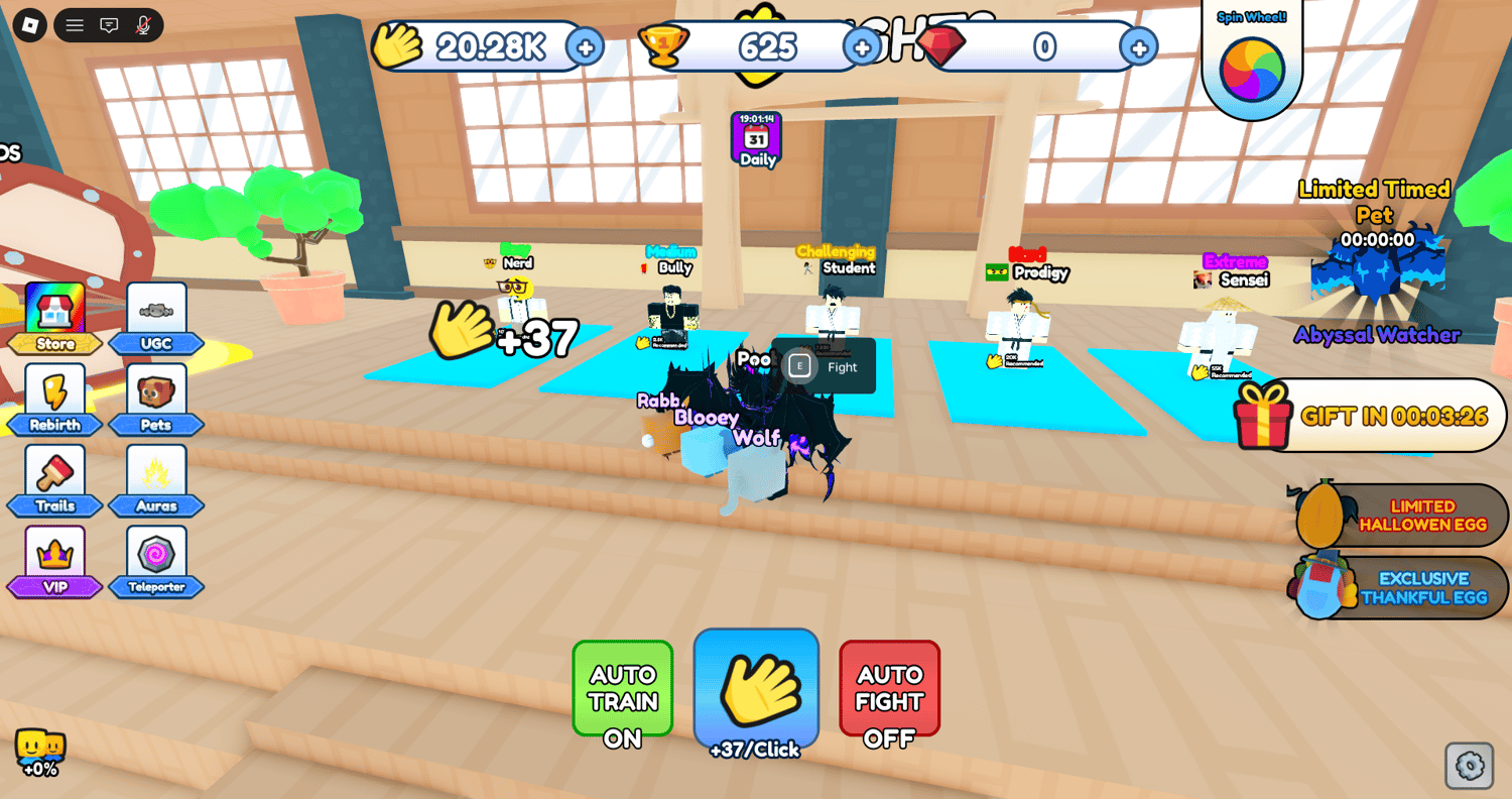 Roblox training game