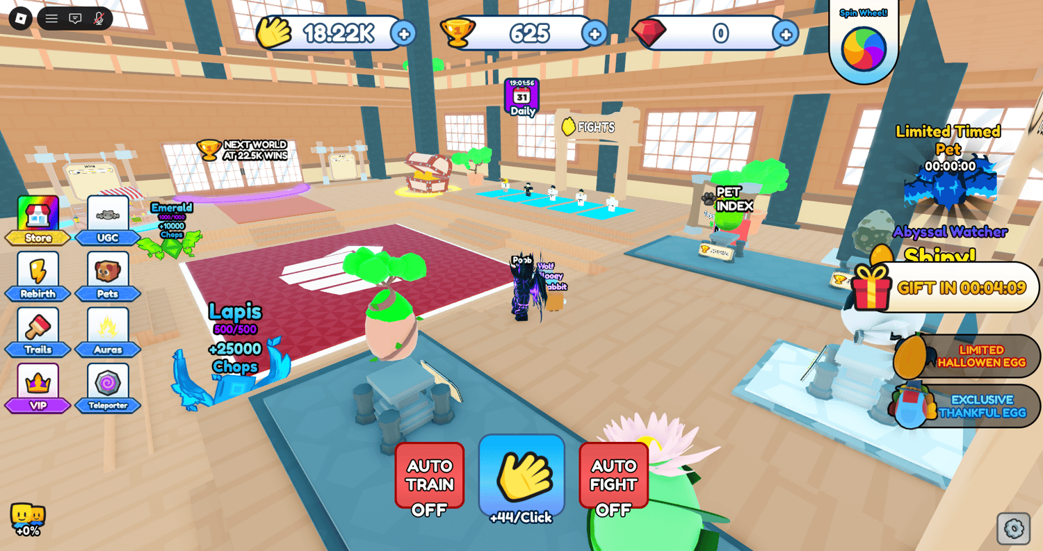 Roblox fighting simulator
