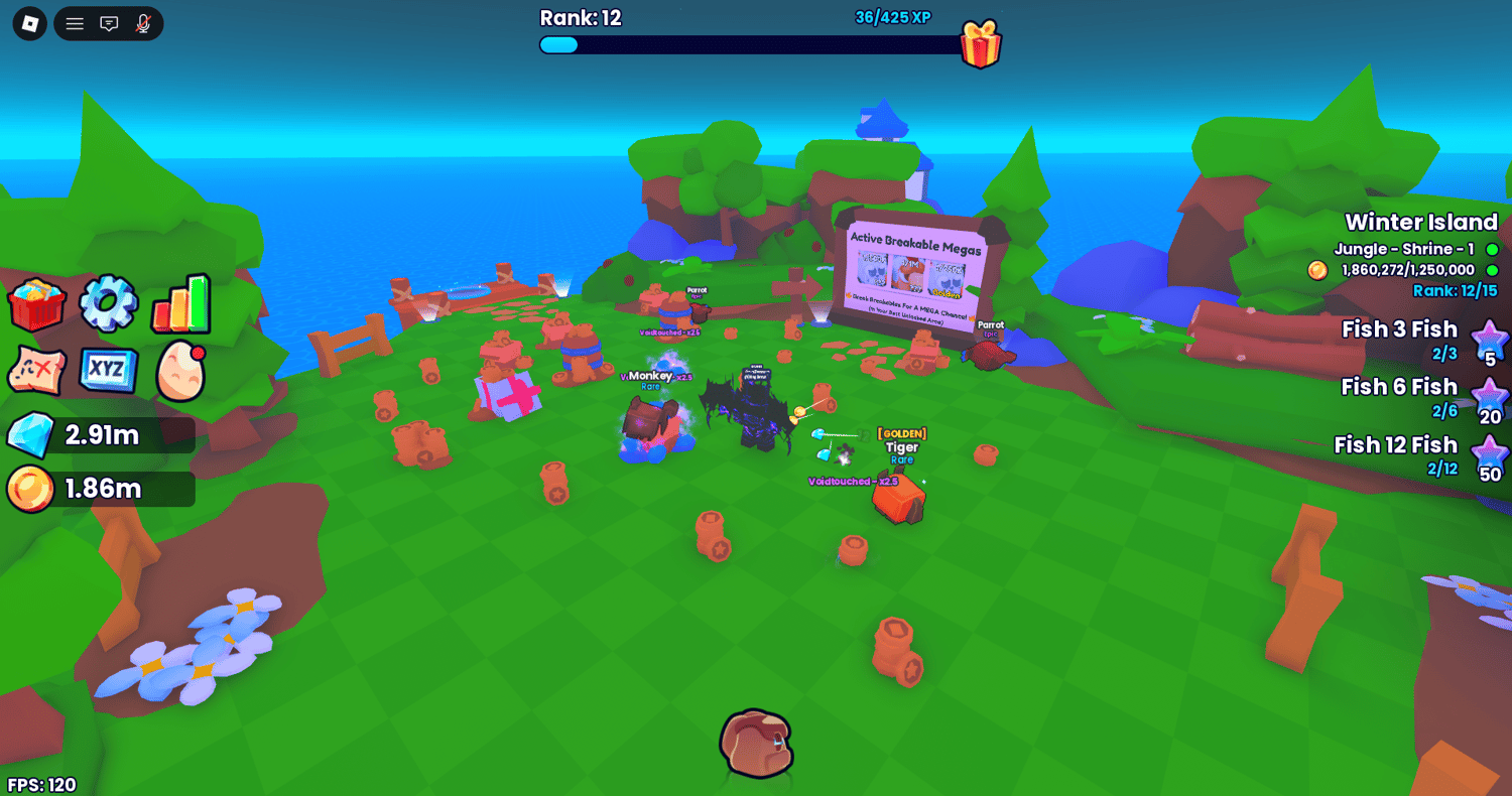 Roblox pet islands