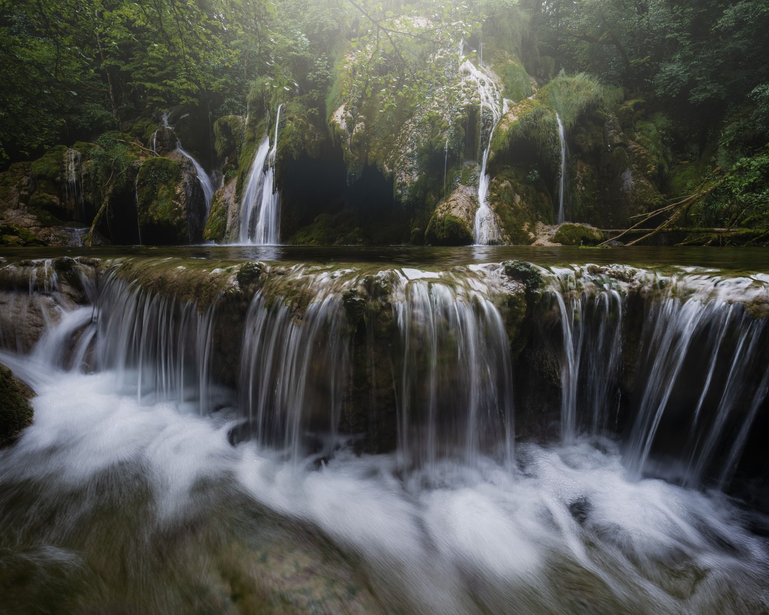 France Waterfall Cascade des Tufs Jura landscape photography long exposure wide angle 1_1