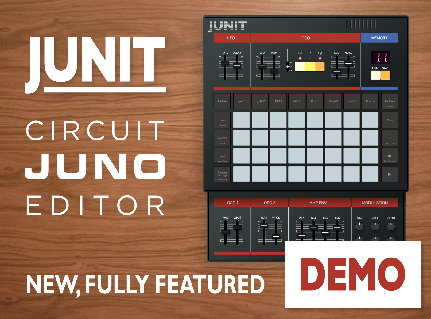 Novation Circuit Tracks Patch Editor Juno Style Demo