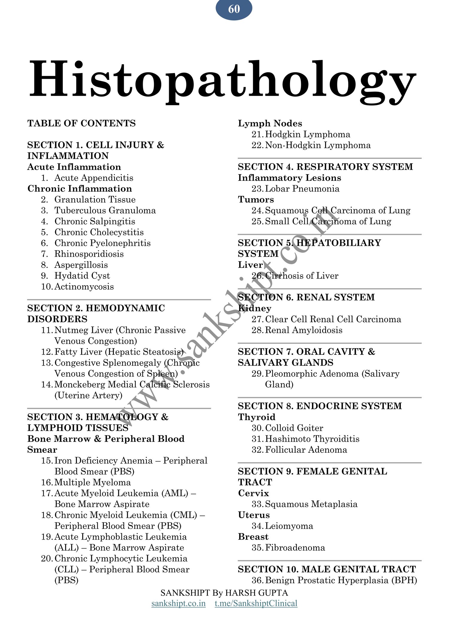 histopathology index
