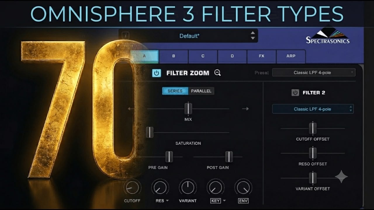 Omnisphere 3 filter types