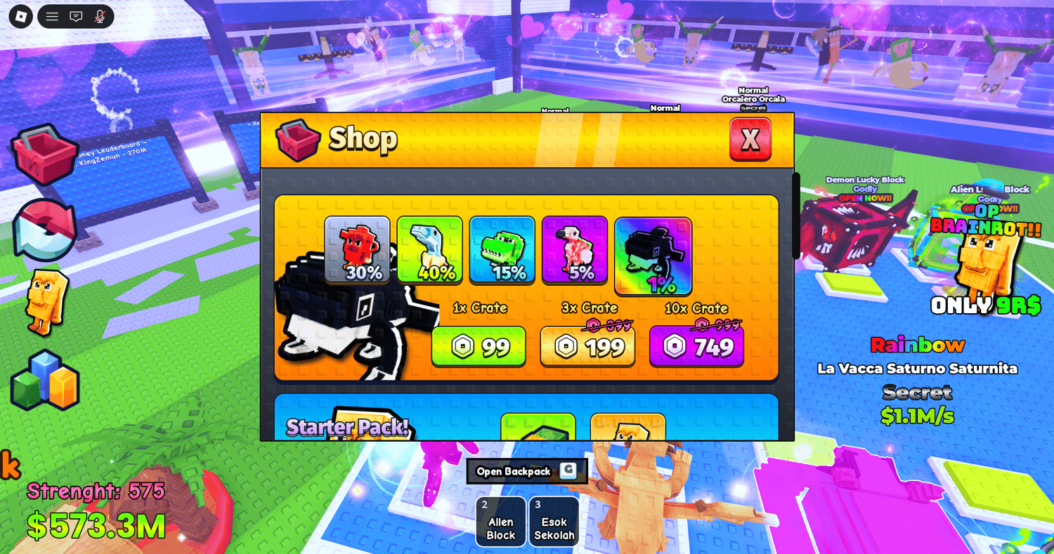 Roblox football UI