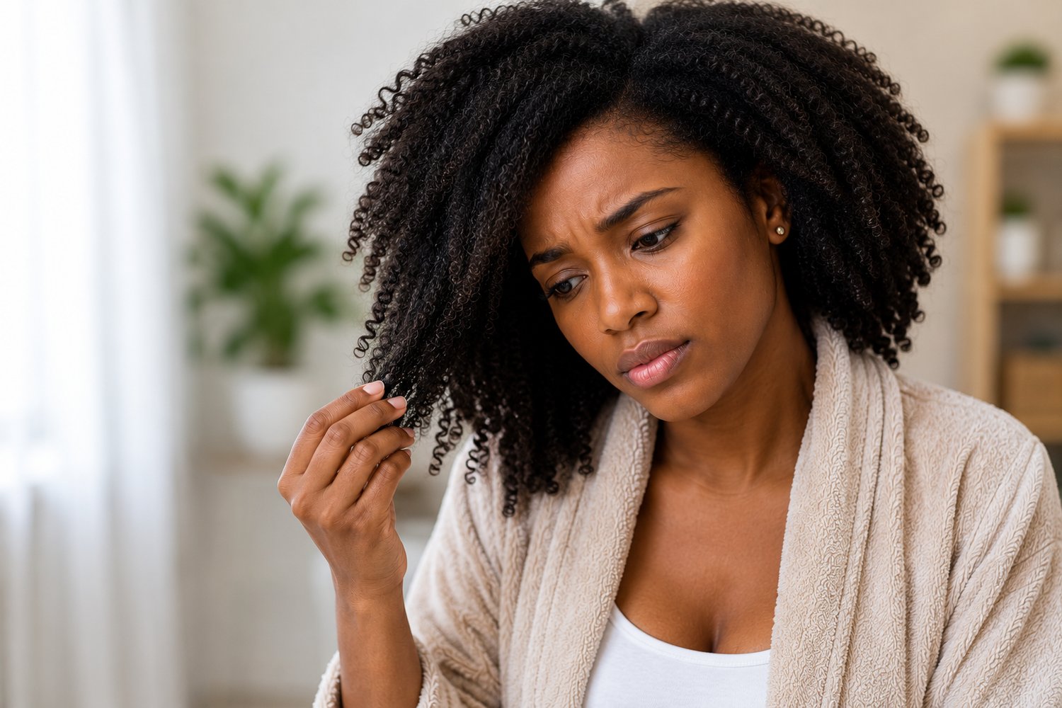Why your natural hair still feels dry even after you moisturize