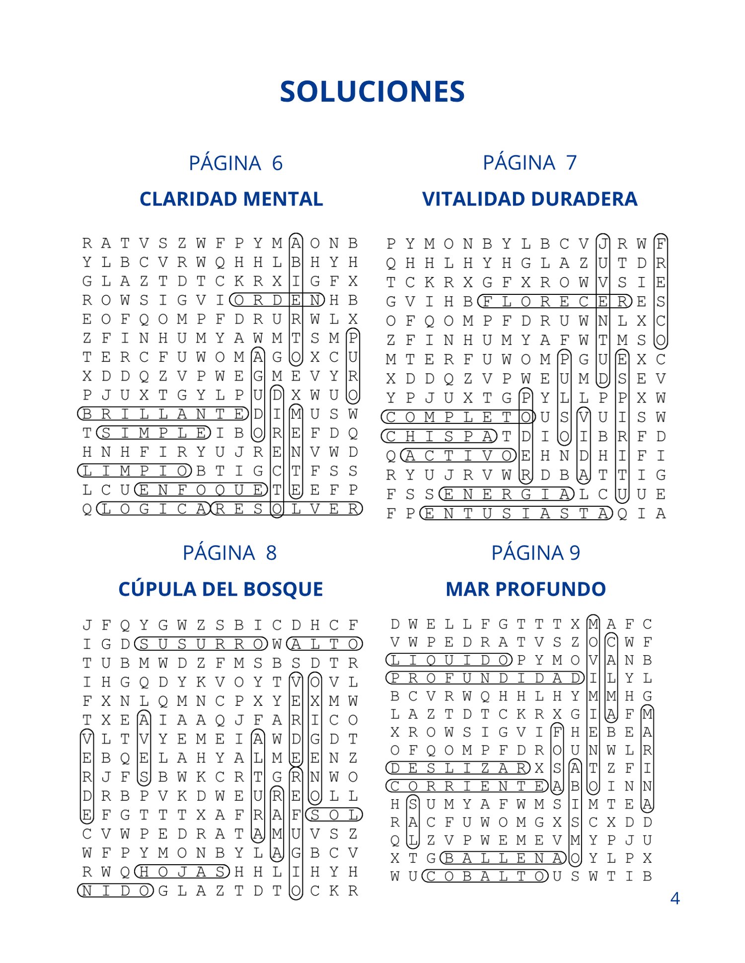 Sopa de letras imprimible en letra grande para adultos y personas mayores
