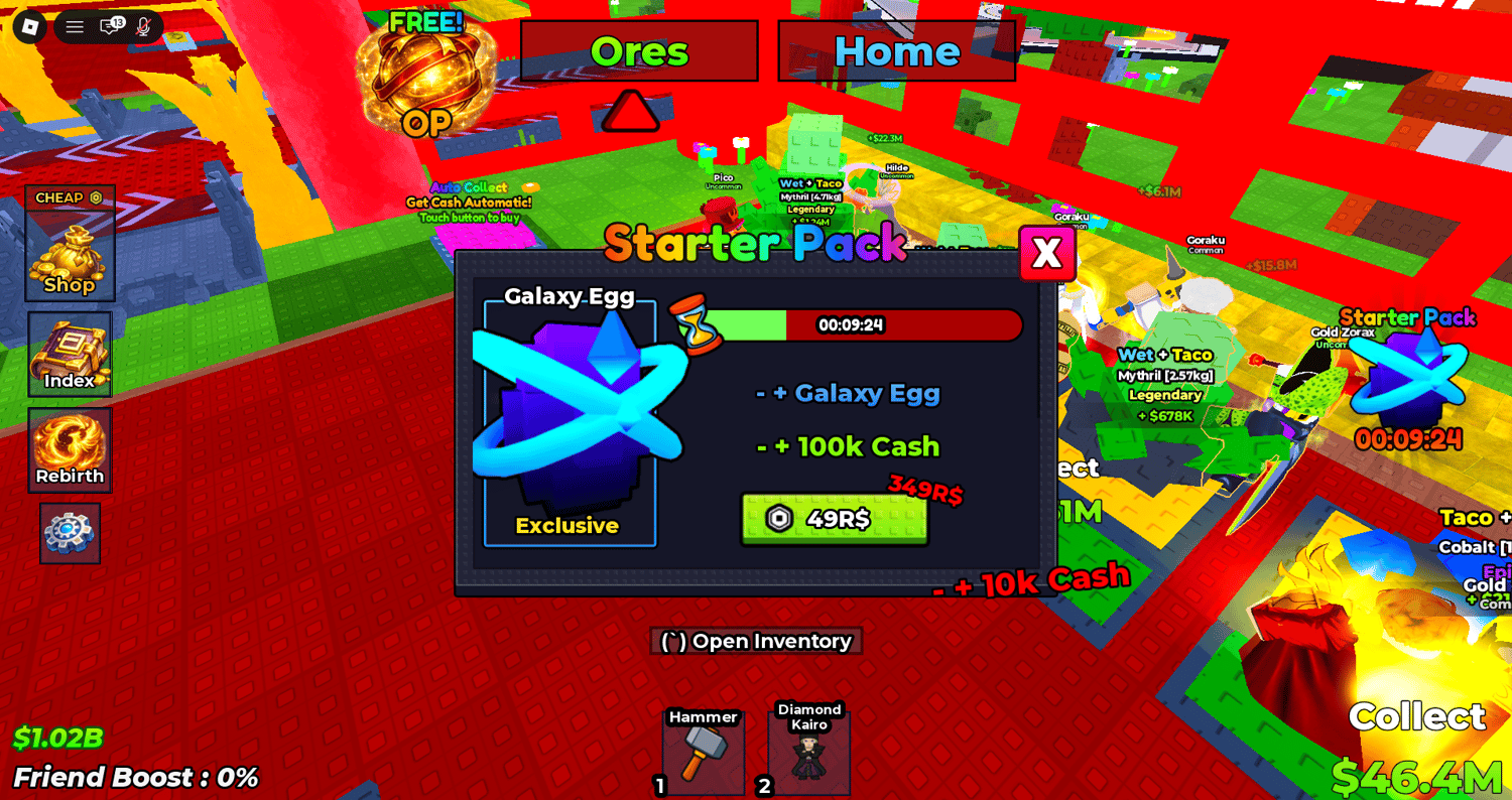 Anime miner mutations