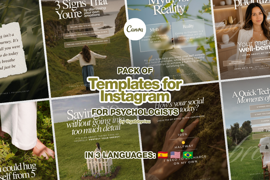 36 Instagram Templates for Psychologists
