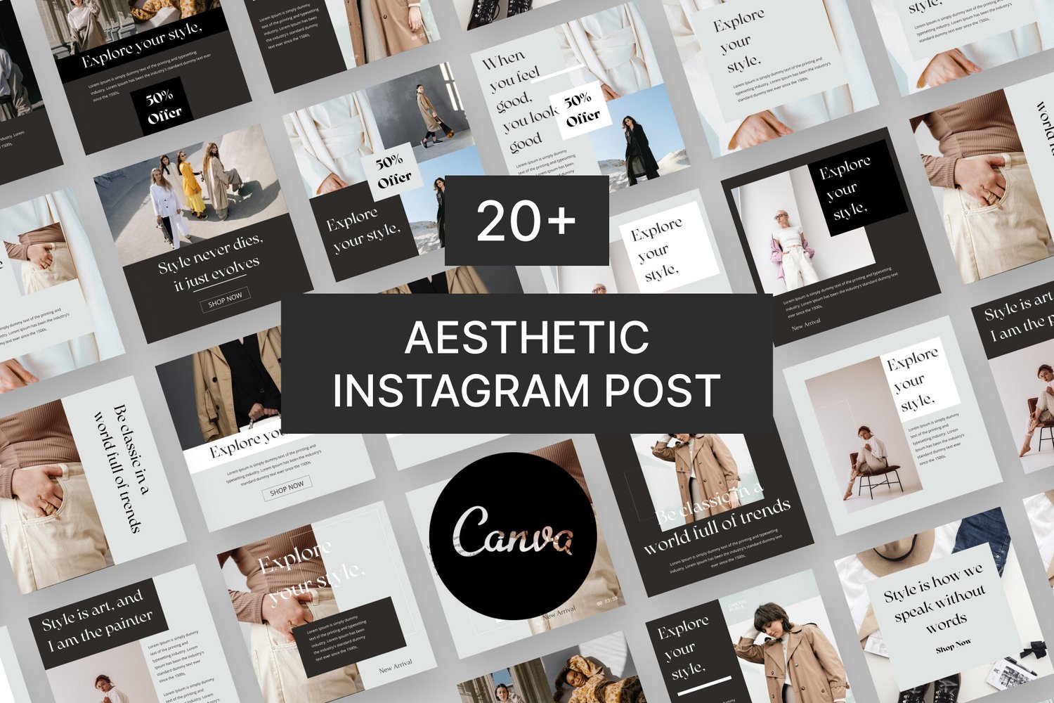 Aesthetic Instagram Templates Canva