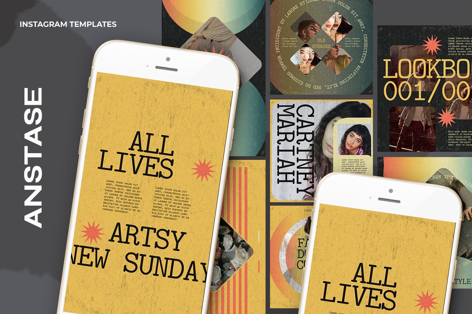 Anstase Instagram Templates