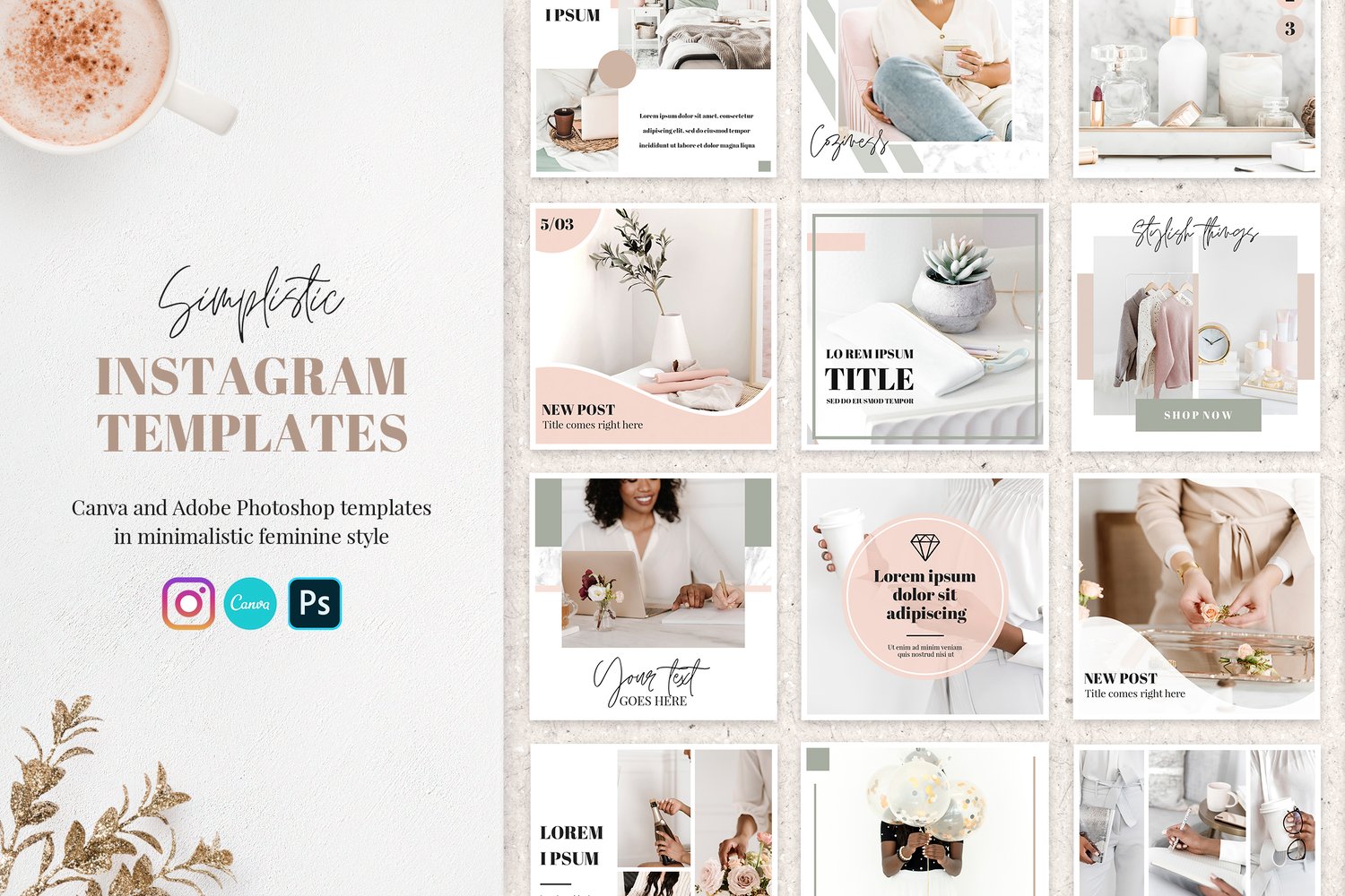 Canva Instagram Templates Simplistic