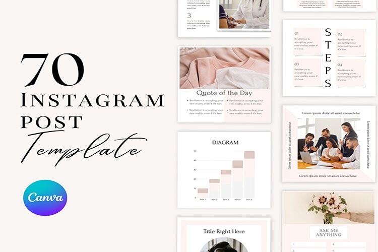 70 Pink Instagram Templates
