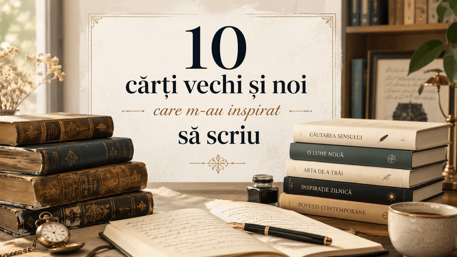 10 cărți care m-au inspirat să scriu