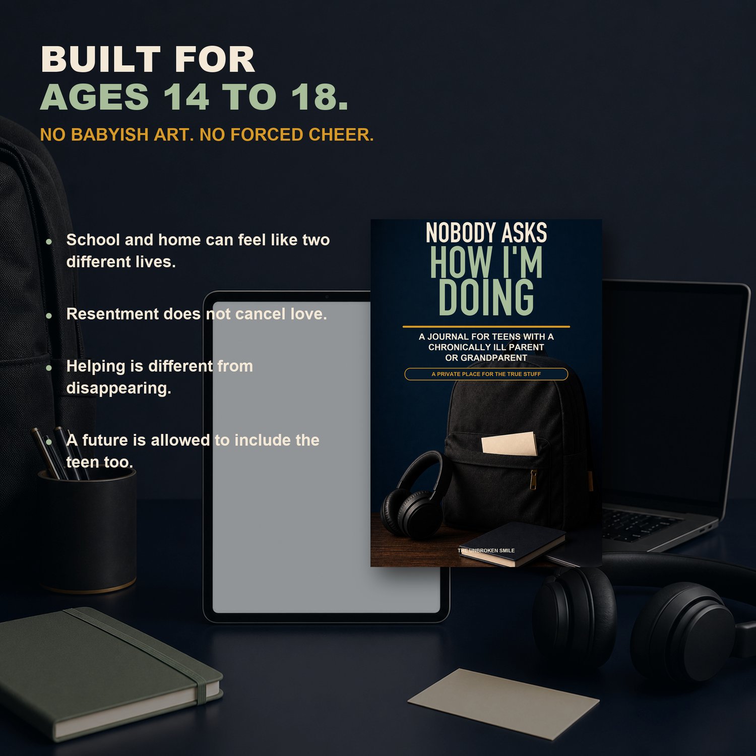 Journal designed for teens ages 14 to 18