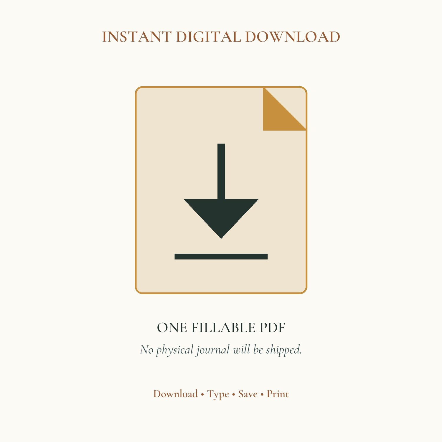 Instant digital download information for The Cancer Season journal