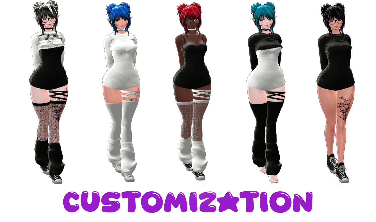 vrchat avatar optimized customization