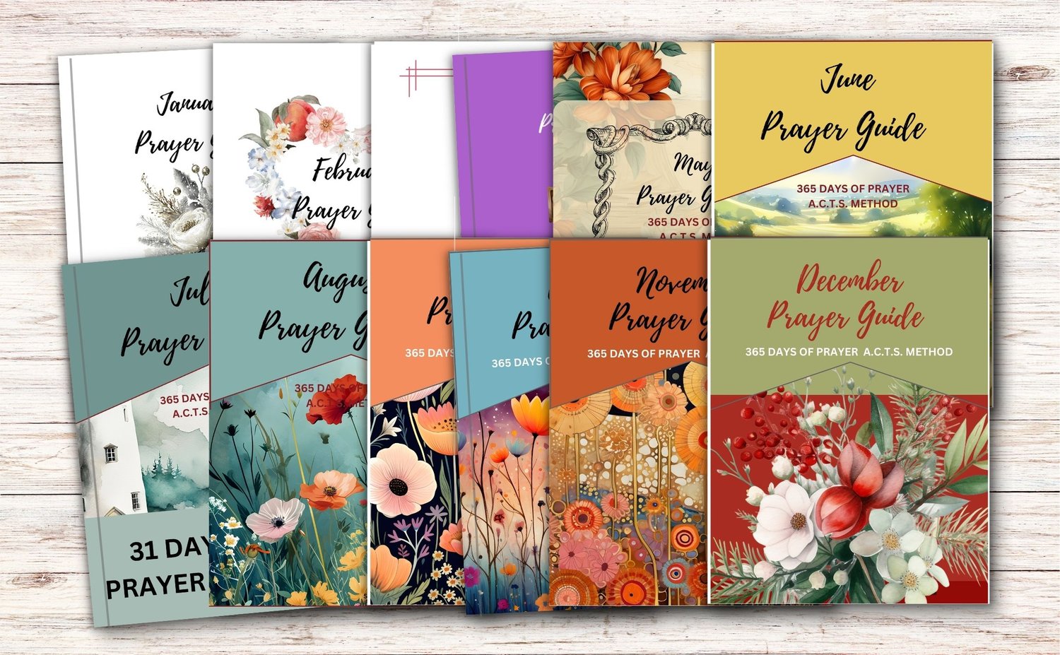 Digital monthly prayer guides