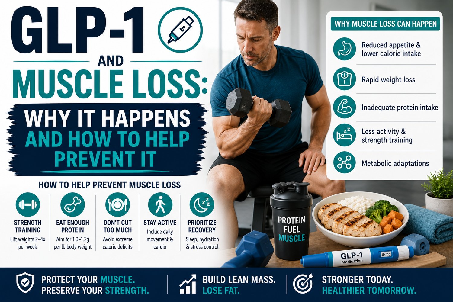 GLP-1 and Muscle Loss: Why It Happens and How to Help Prevent It