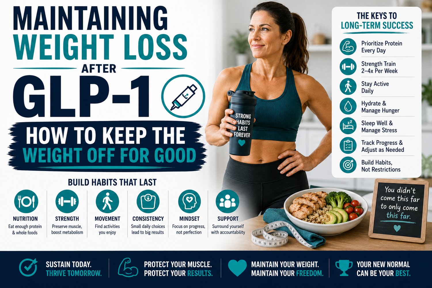 Maintaining Weight Loss After GLP-1: How to Keep the Weight Off for Good