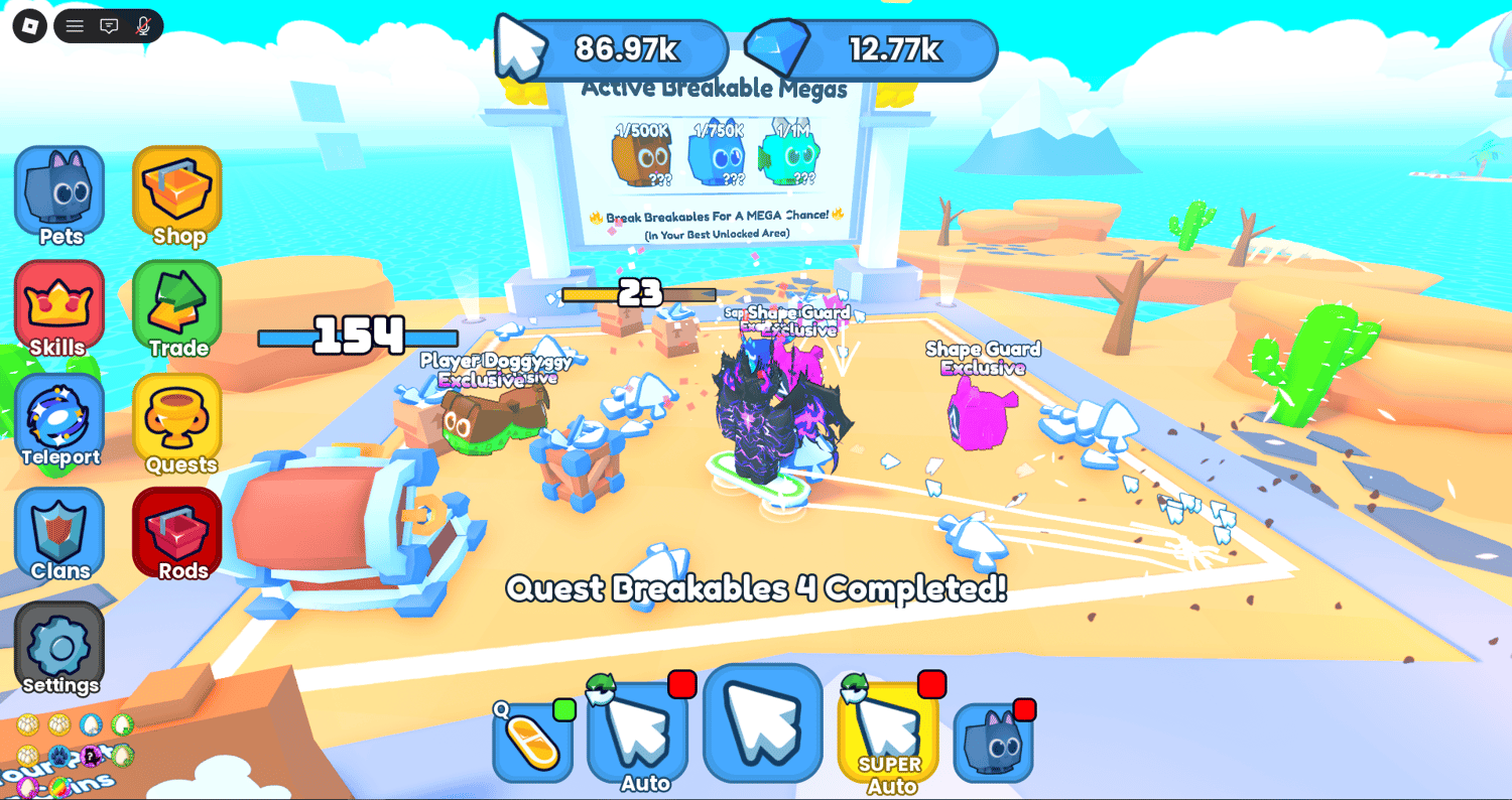 Roblox clicker game
