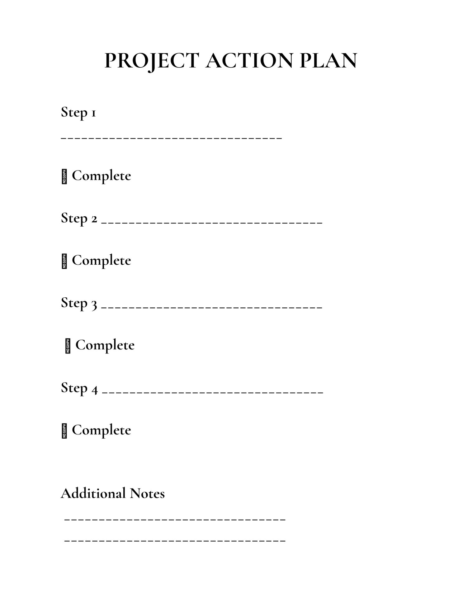 Printable homestead project tracker page designed for recording tasks, notes, and progress on DIY and seasonal homestead projects.