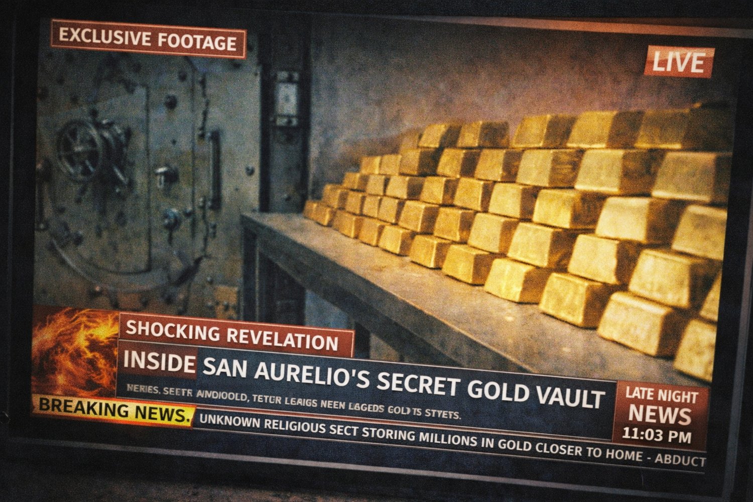 Inside San Aurelio's secret vault