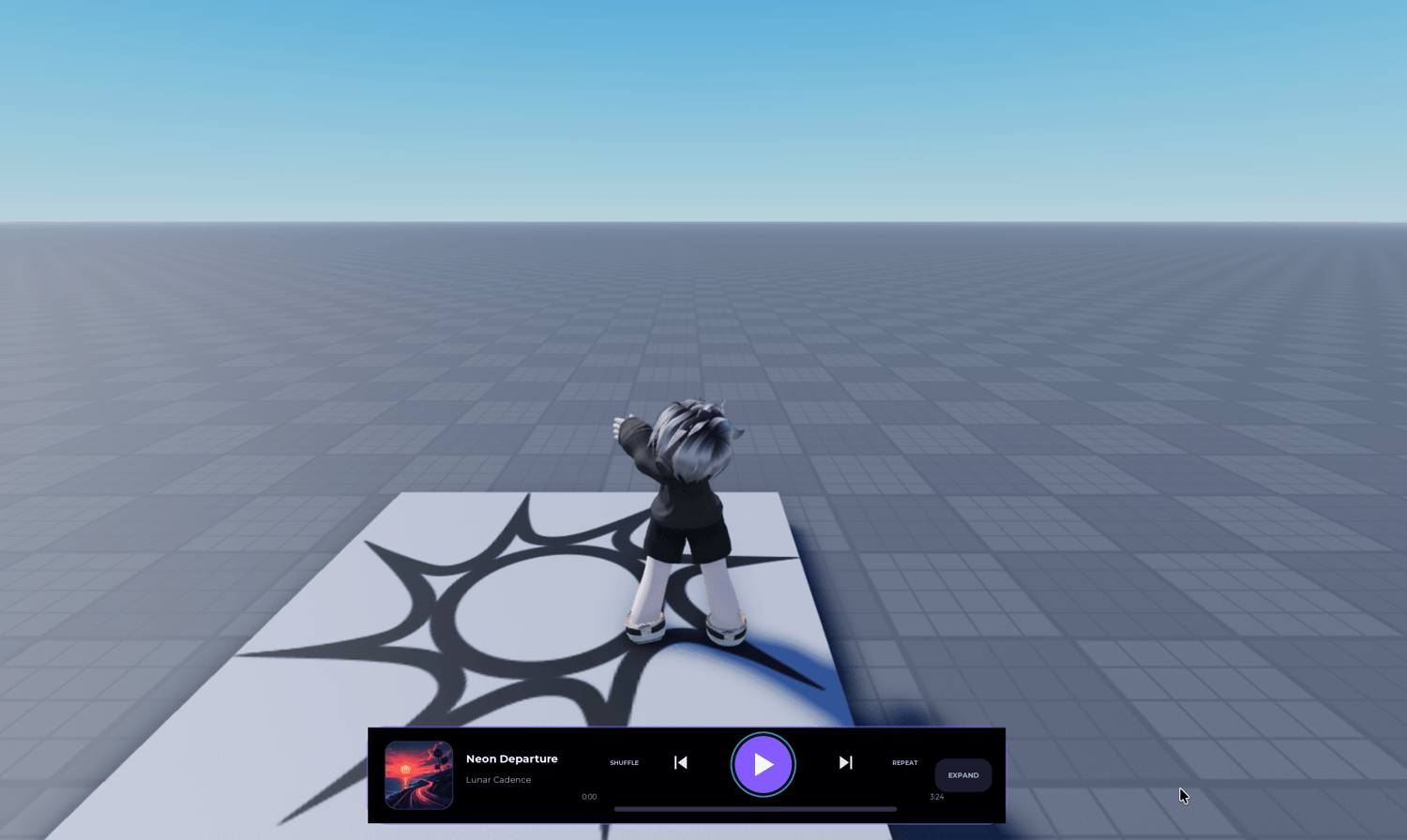 Roblox music UI