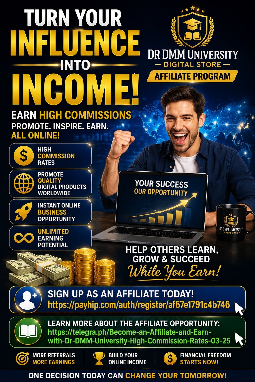 Want to Become a High-Earning Affiliate Partner?  Earn 50% Commission Promoting Premium Online Training Courses   Are you an affiliate marketer, influencer, content creator, coach, consultant, blogger, YouTuber, or entrepreneur looking for a high-income o