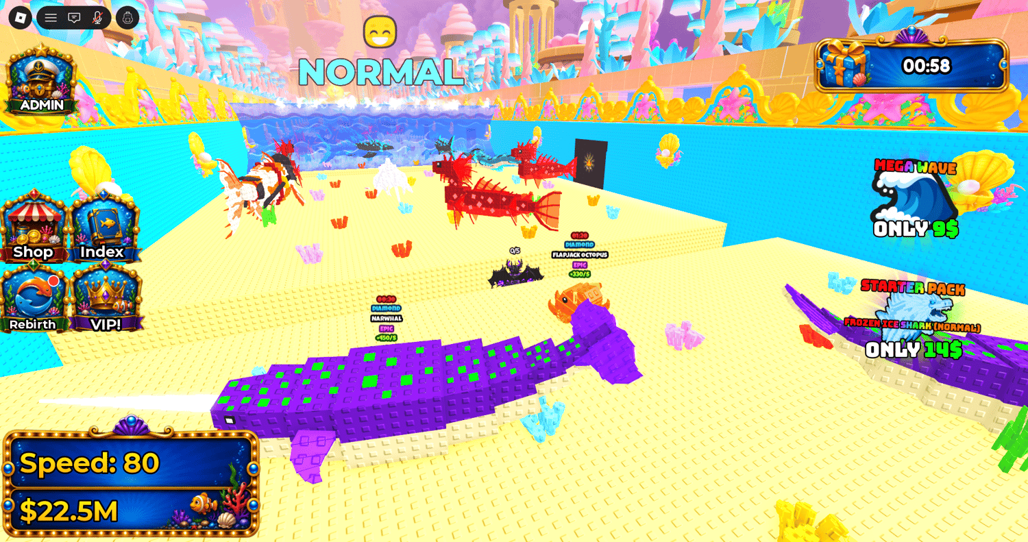 Roblox fish crafting and upgrade game