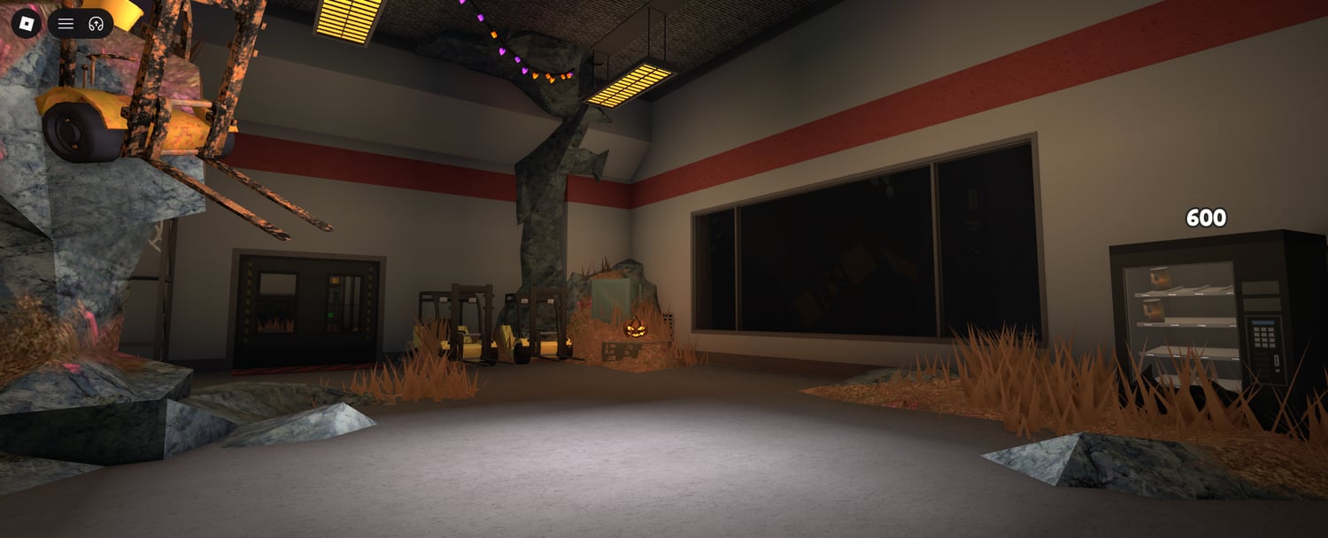 Low poly Roblox horror map
