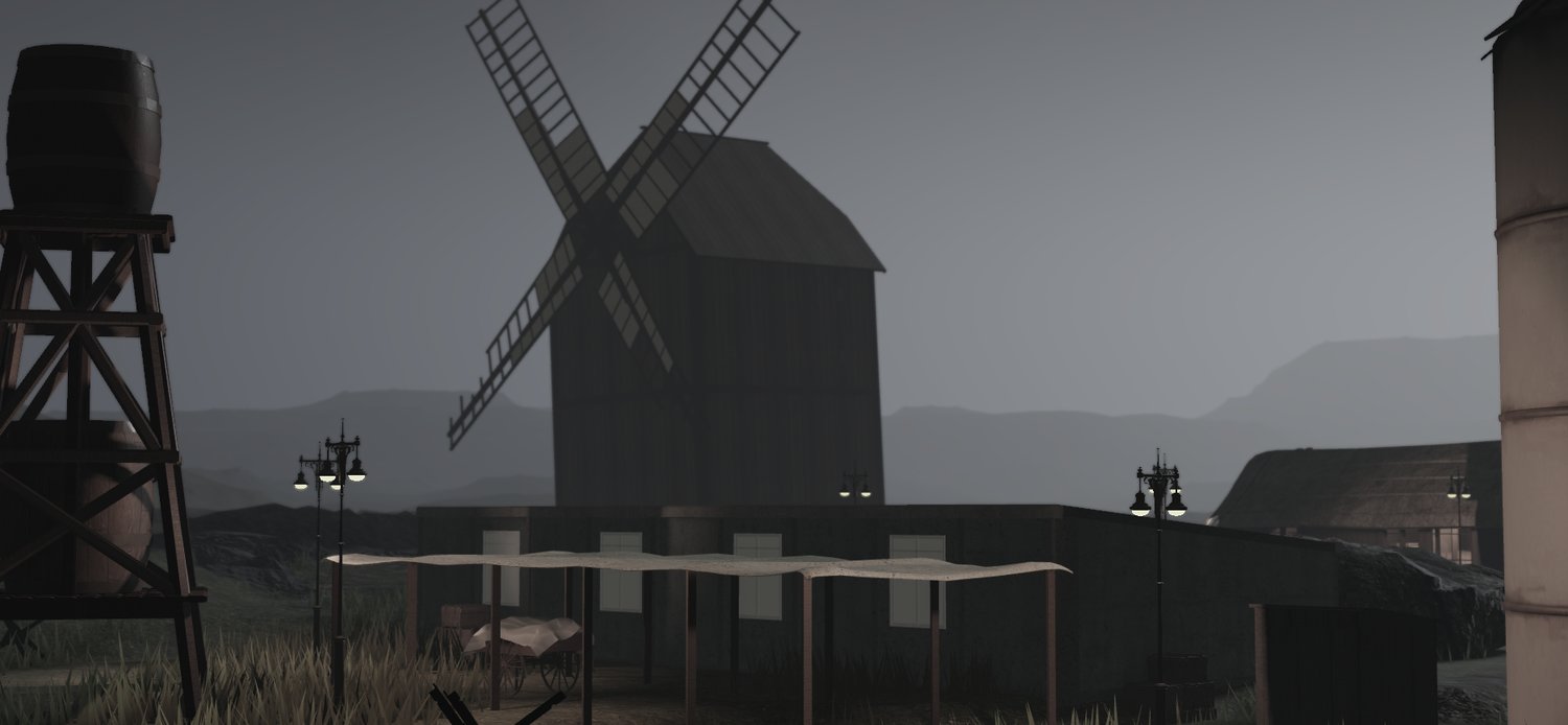 Roblox military outpost environment
