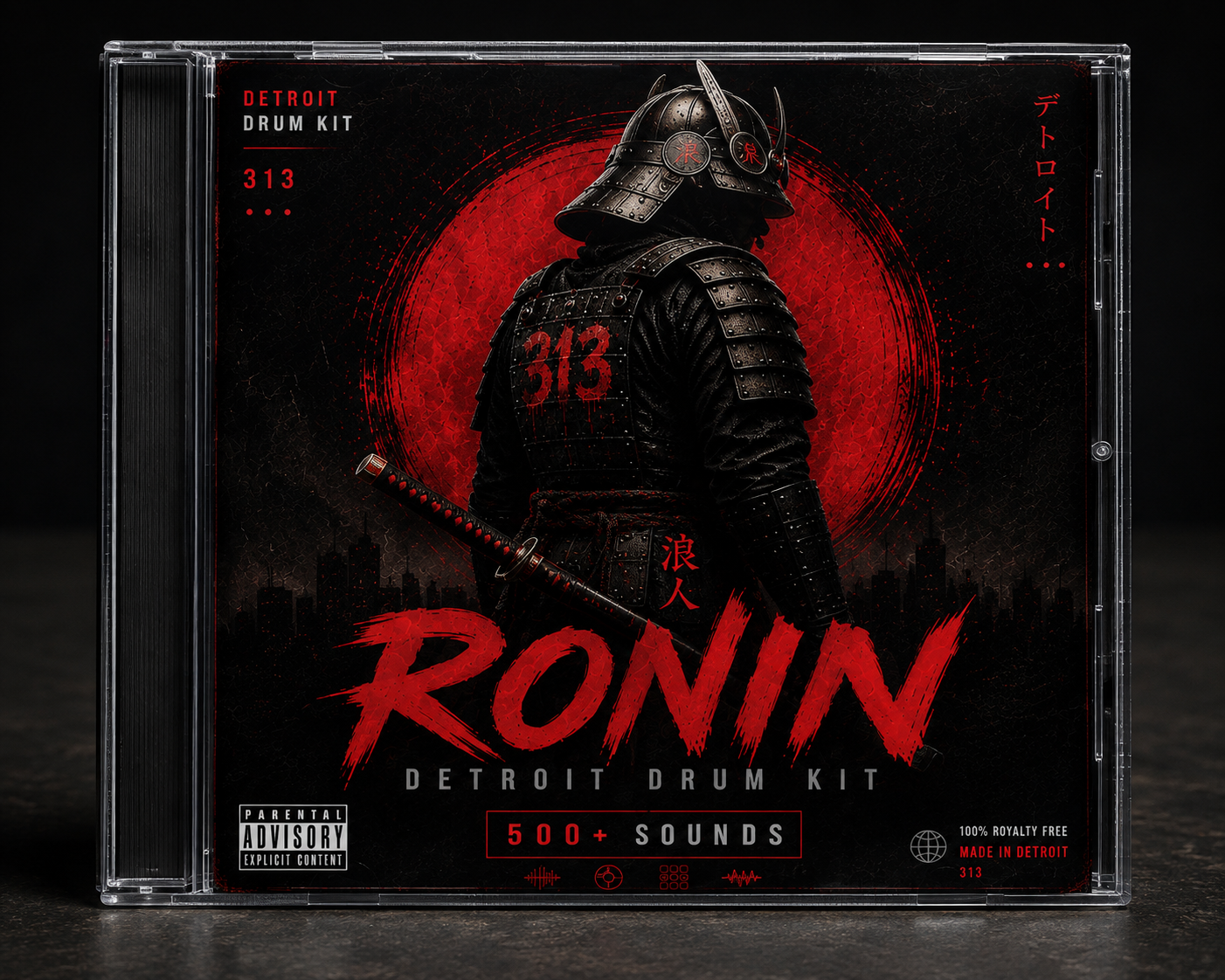RONIN – Detroit Drum Kit with 1,000+ sounds, 100+ Vocal Presets & 50+ MIDI files