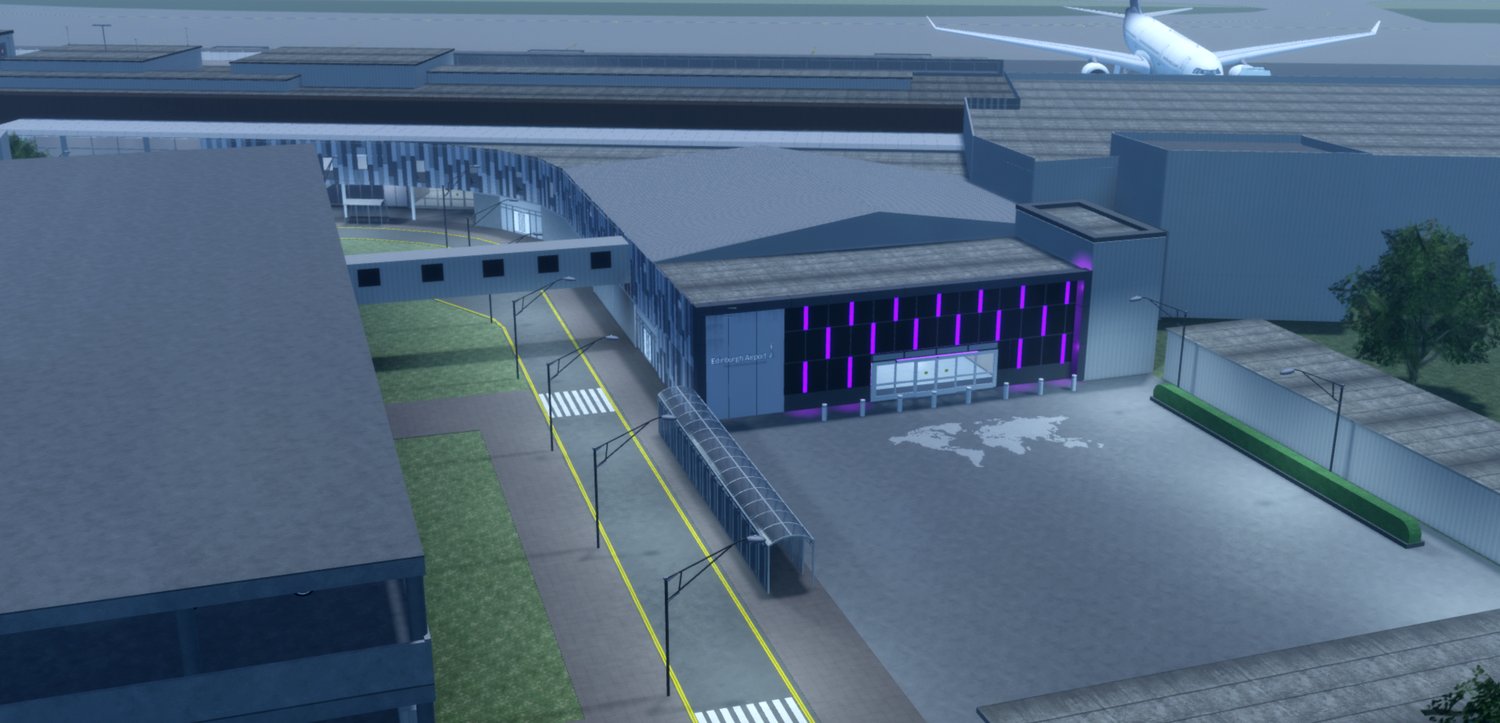 Roblox Edinburgh airport map