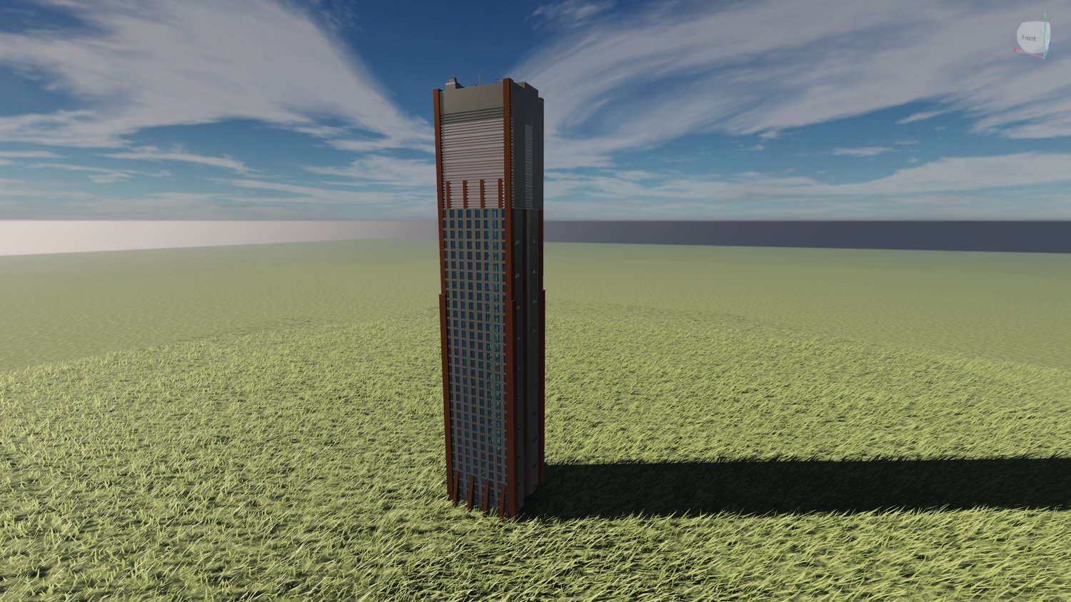 Roblox night window buildings