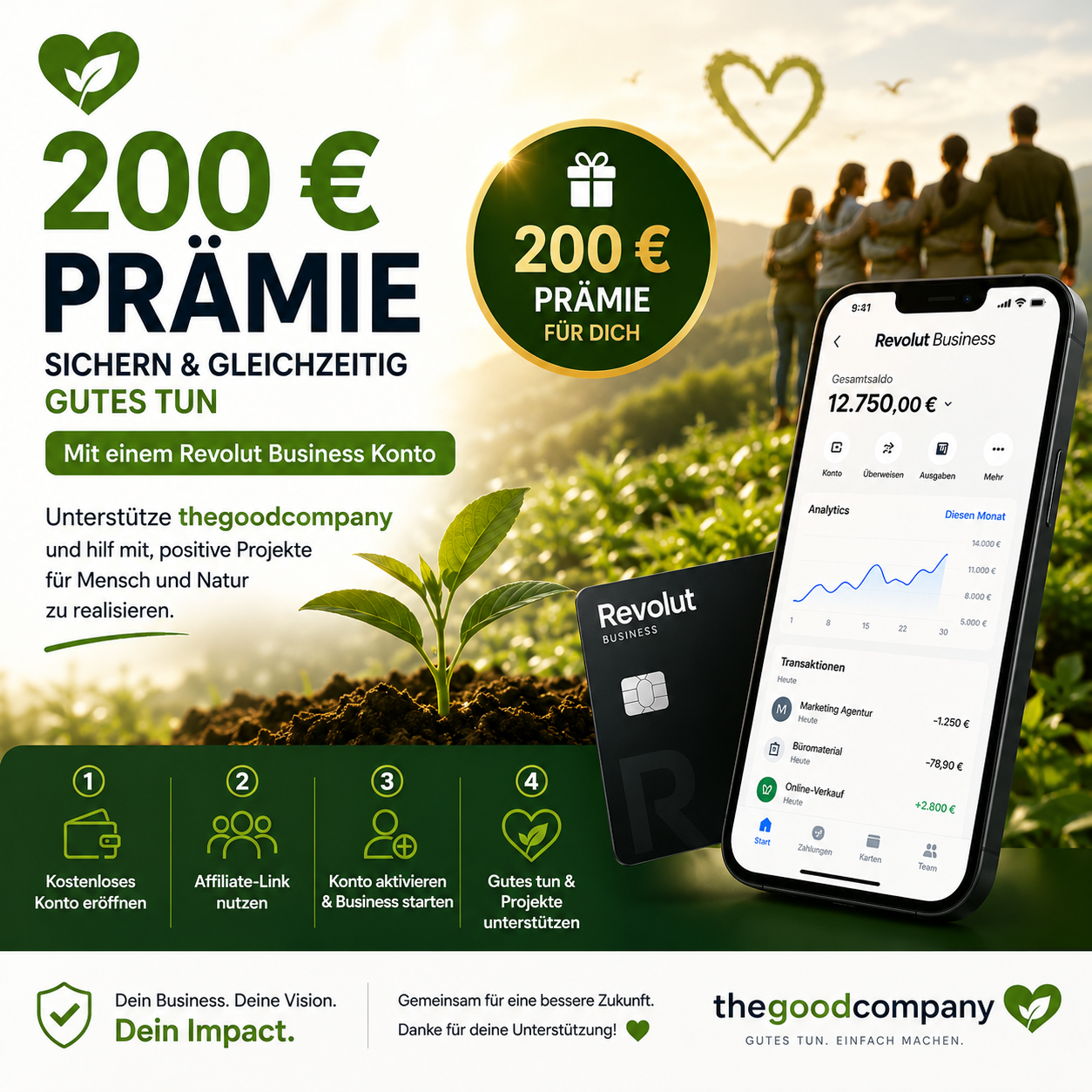 Revolution Affiliate Aktion 200 Euro Prämie August 2026