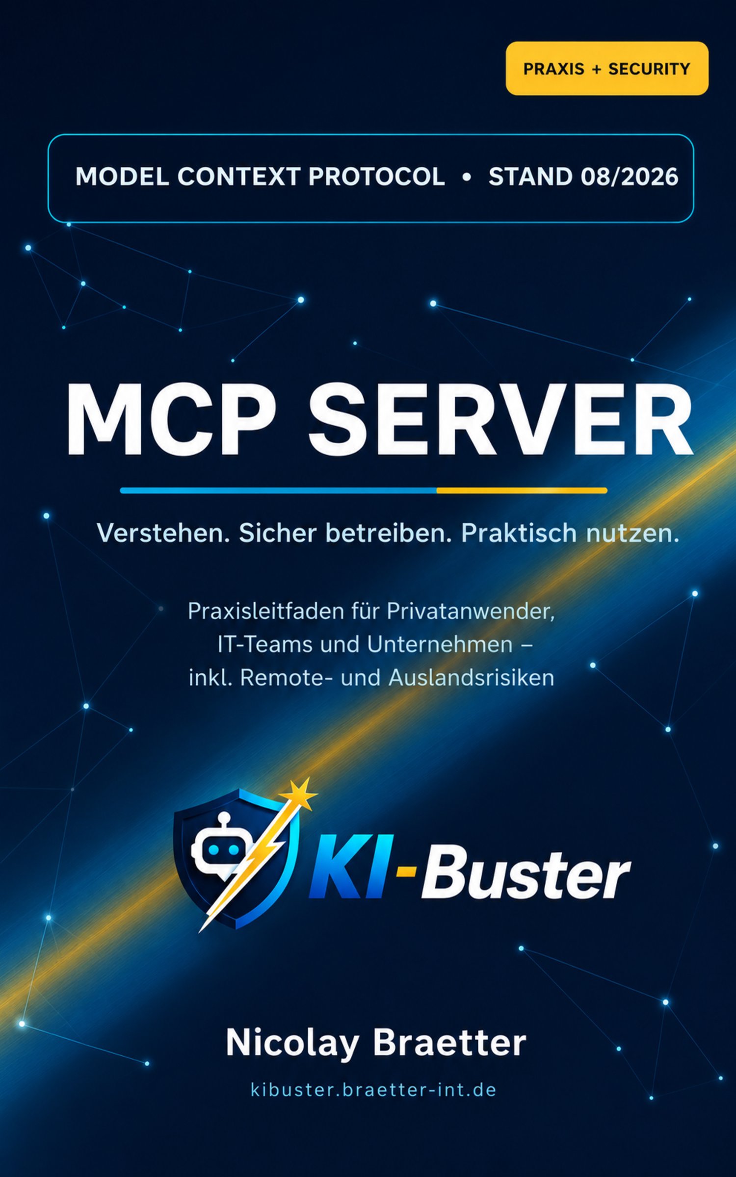 Cover von MCP Server Praxisleitfaden 2026 – Model Context Protocol, Security, DSGVO & Serveradministration