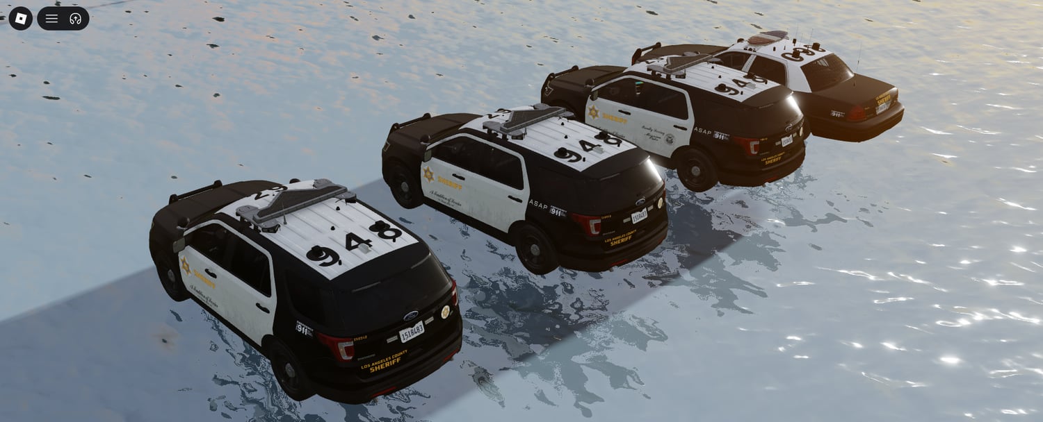 Roblox police patrol sedan