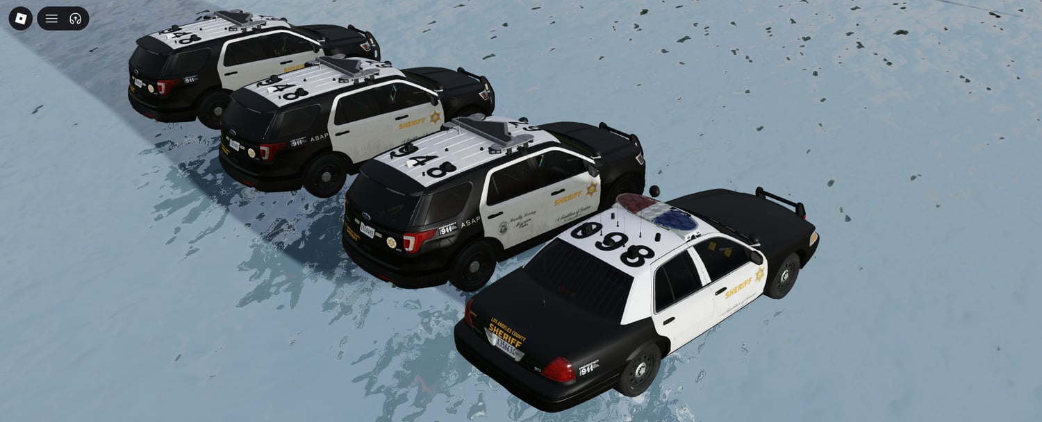 Roblox detailed sheriff SUV