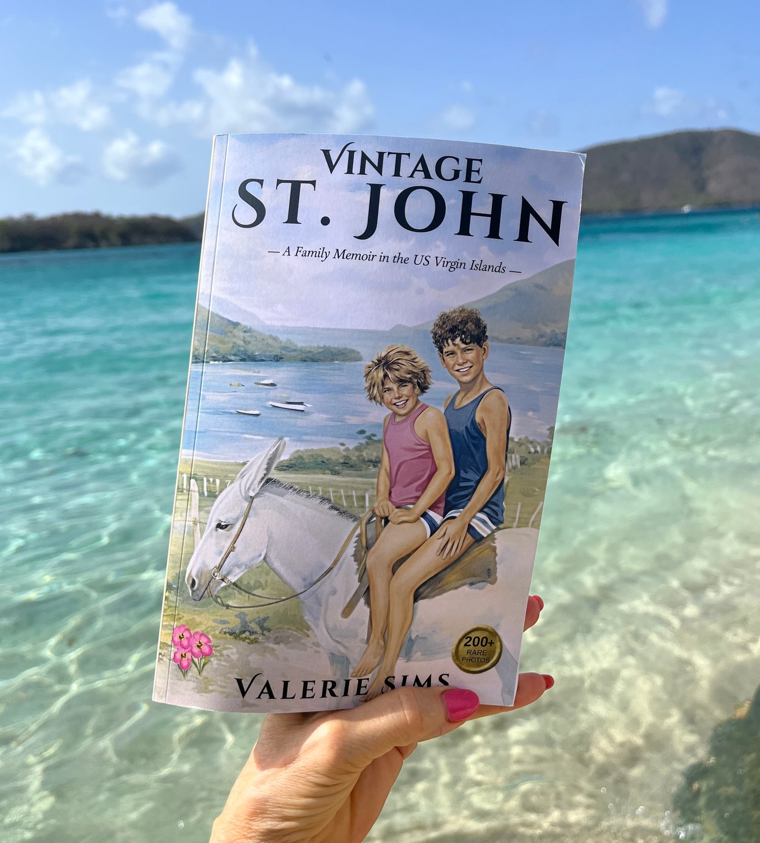 Vintage St. John by Valerie Sims at the beach